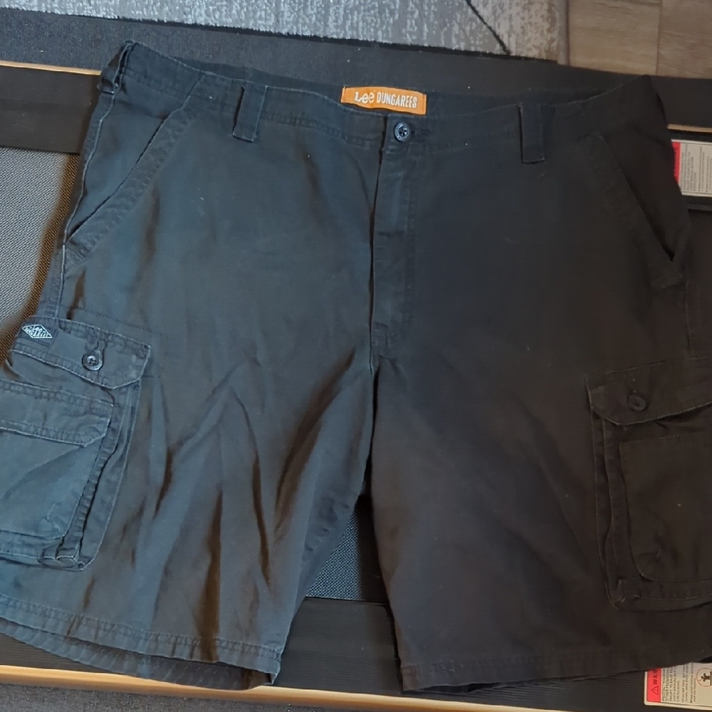 Men's Black Cargo Shorts
